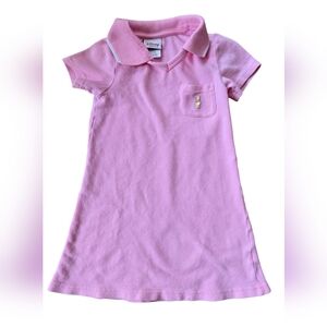 Vintage Y2K Disney Winnie the Pooh pink collared polo dress
